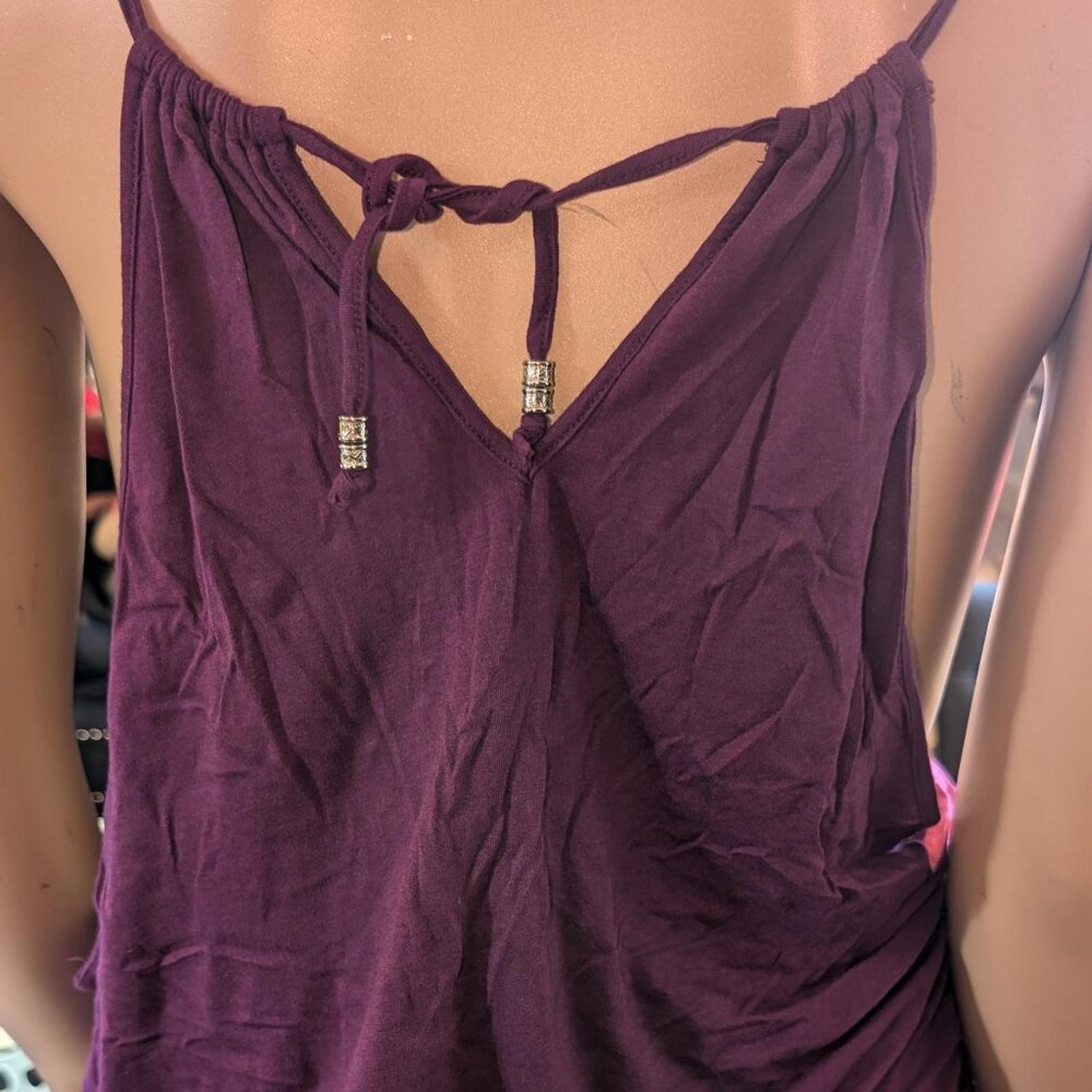 Lane Bryant Purple Strappy Tank Top (22/24)